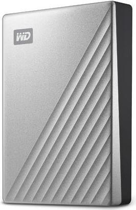 Купить WD My Passport Ultra WDBFTM0040BSL - Festplatte - verschlüsselt - 4TB - extern (tragbar) - USB3.0 (USB-C Steckverbinder) - 256-Bit-AES - Silber (WDBFTM0040BSL-WESN) в магазине wardena.ru