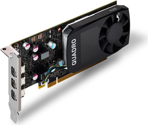 Купить PNY NVIDIA Quadro P400 - Grafikkarten - Quadro P400 - 2GB GDDR5 - PCIe 3.0 x16 Low-Profile - 3 x Mini DisplayPort (VCQP400V2-SB) в магазине wardena.ru