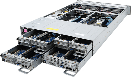 Купить Gigabyte H261-Z61 - DDR4-SDRAM - 2133,2400,2666 MHz - Octa-channel - 2.5"  - Aspeed AST2500 - Gigabit Ethernet (6NH261Z61MR-00) в магазине wardena.ru