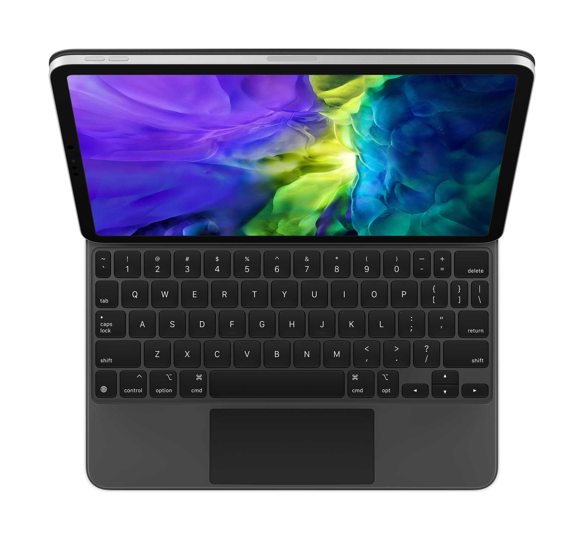 Купить Apple Magic Keyboard - Tastatur und Foliohülle - mit Trackpad - hinterleuchtet - Apple Smart connector - Deutsch - für 27,90cm (11")  iPad Pro (1. Generation, 2. Generation) (MXQT2D/A) в магазине wardena.ru