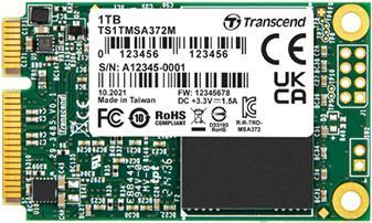 Купить Transcend MSA372M - SSD - 1 TB - intern - mSATA - SATA 6Gb/s (TS1TMSA372M) в магазине wardena.ru