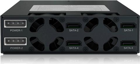 Купить Cremax ICY Dock MB994SP-4S - Gehäuse für Speicherlaufwerke mit Lüfter - 6.4 cm (2.5") - 13,3 cm bis 6,4 cm (5,25" bis 6,40cm (2.5")) - Schwarz (MB994SP-4S) в магазине wardena.ru