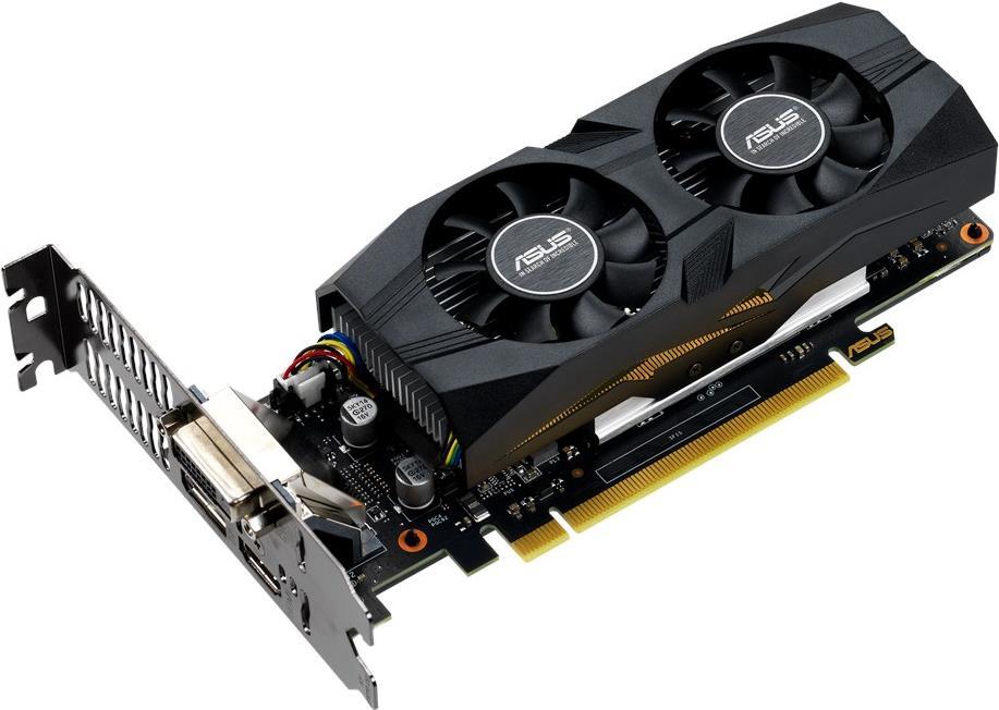 Купить ASUS GTX1650-O4G-LP-BRK - OC Edition - Grafikkarten - GF GTX 1650 - 4 GB GDDR5 - PCIe 3.0 x16 Low-Profile - DVI, HDMI, DisplayPort (90YV0D30-M0NA00) в магазине wardena.ru