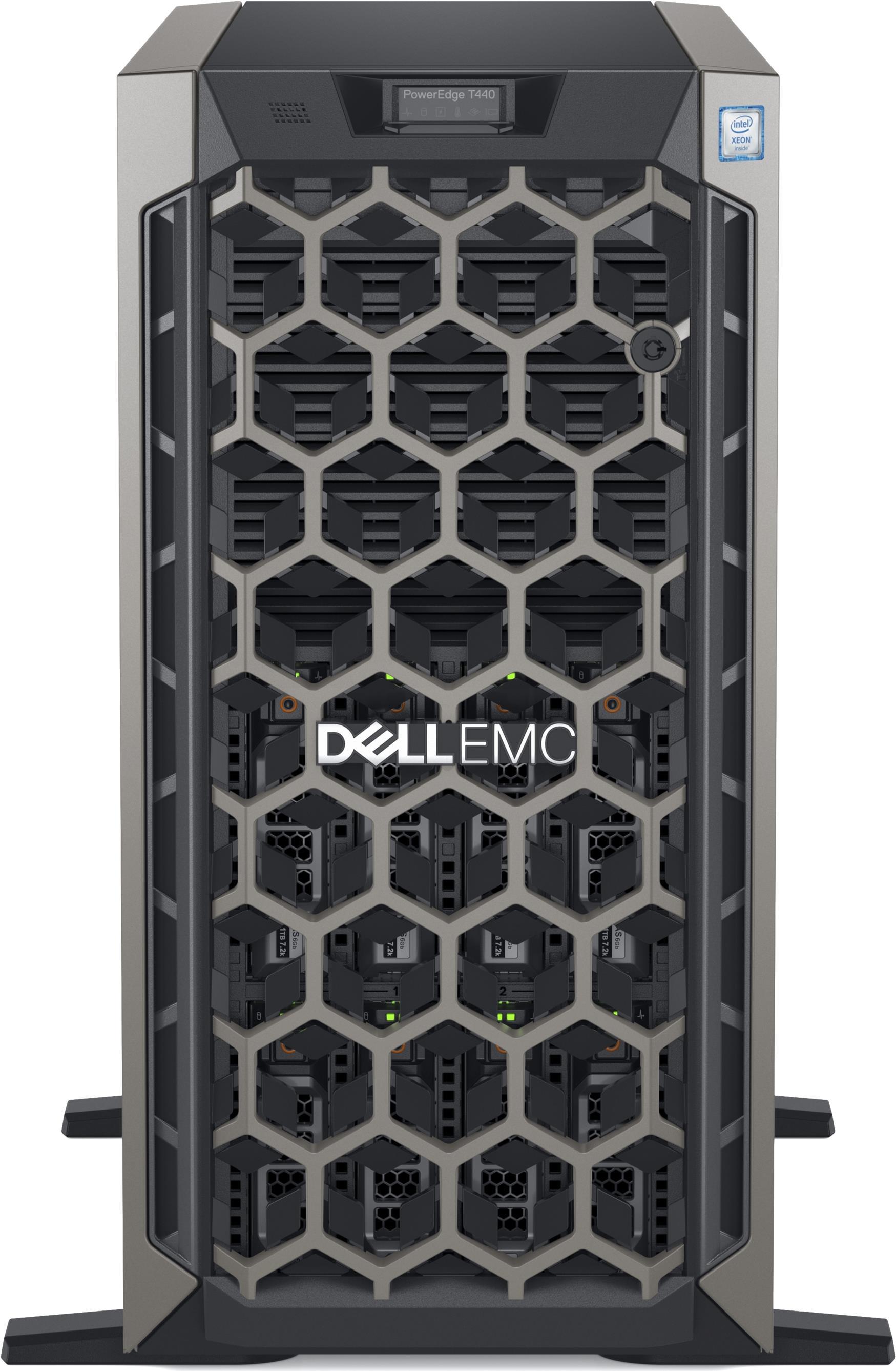Купить DELL PowerEdge T440 Server 1200 GB Tower (5U) Intel® Xeon Silver 2,4 GHz 32 GB DDR4-SDRAM 495 W (PET4402A) в магазине wardena.ru