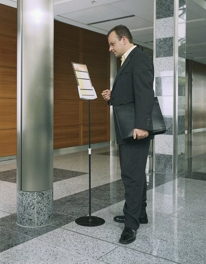 Купить DURABLE Info-Bodenständer SHERPA® INFOBASE TELESCOPE 1 SET 558957 в магазине wardena.ru