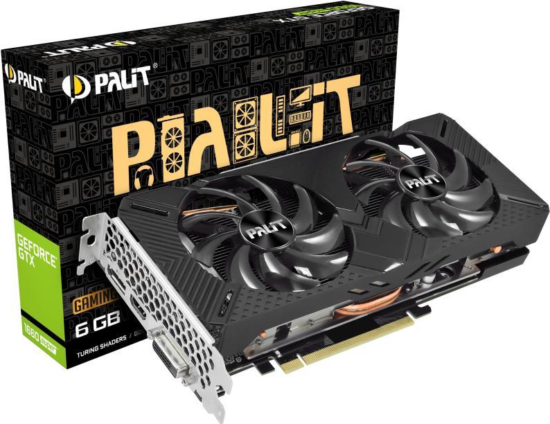Купить Palit NE6166SS18J9-1160A Grafikkarte NVIDIA GeForce GTX 1660 SUPER 6 GB GDDR6 (NE6166SS18J9-1160A) в магазине wardena.ru