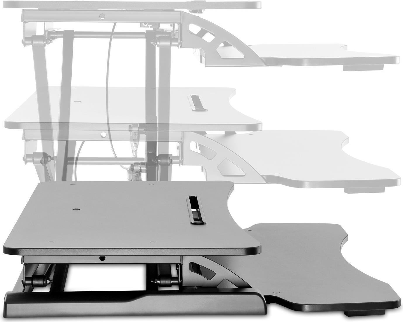Купить V7 Essential-Workstation-Tischständer mit Sitz-/Stehfunktion (DT2SSB-1E) в магазине wardena.ru