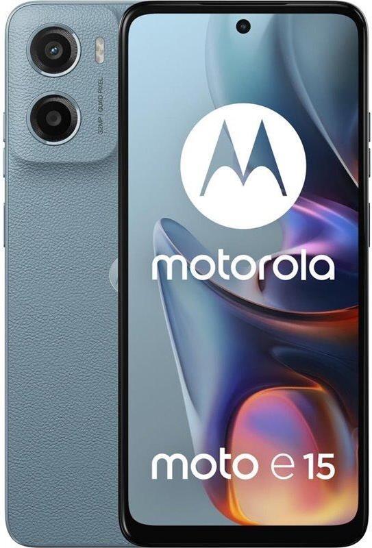 Купить Motorola Moto e15 6,67“ Dual SIM Android 14 Edition Go 4G USB Type-C 2 GB 64 GB 5200 mAh Misty Blue (PB6S0005PL) в магазине wardena.ru