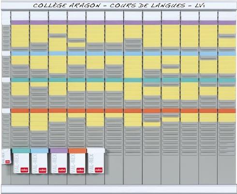 Купить Nobo T-Karten-Planung - Jahresplaner - 13 Spalten - 32 Fächer (2990700) в магазине wardena.ru