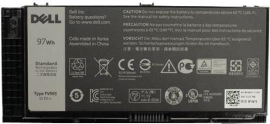 Купить Dell Battery 9 Cell 97WHR (FVWT4) в магазине wardena.ru