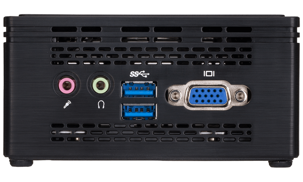 Купить Gigabyte BRIX GB-BPCE-3350C (rev. 1.0) - Barebone - Ultra Compact PC Kit - 1 x Celeron N3350 / 1,1 GHz - HD Graphics 500 - GigE (GB-BPCE-3350C) в магазине wardena.ru