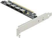 Купить DeLOCK PCI Express x16 Card to 4 x internal SFF-8654 4i NVMe - Bifurcation - Speicher-Controller - NVMe - PCIe 4,0 x16 (89030) в магазине wardena.ru