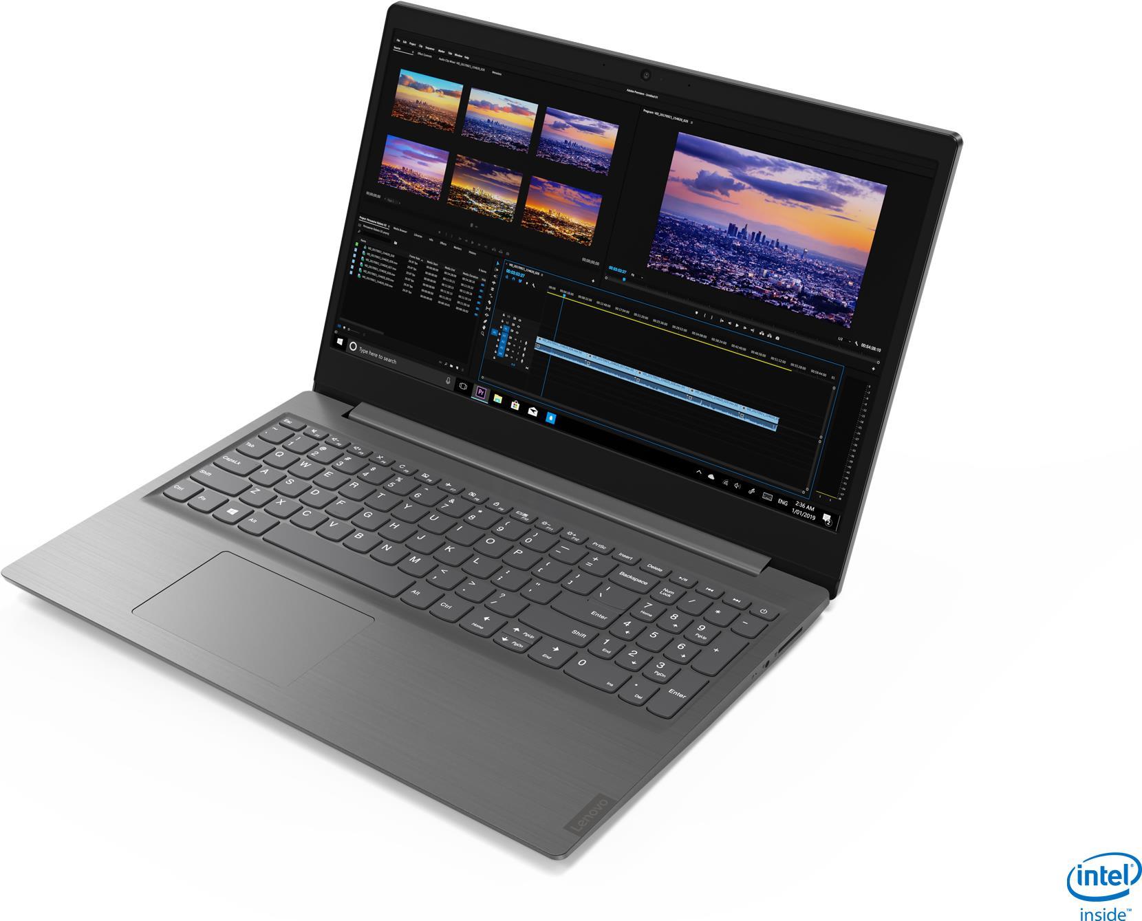 Купить Lenovo V15-IIL 82C5 - Core i3 1005G1 / 1.2 GHz - Win 10 Pro 64-Bit - UHD Graphics - 8 GB RAM - 512 GB SSD NVMe - 39.6 cm (15.6") TN 1920 x 1080 (Full HD) - Wi-Fi 5 - Struktur in Iron Gray - kbd: Deutsch (82C500NWGE) в магазине wardena.ru