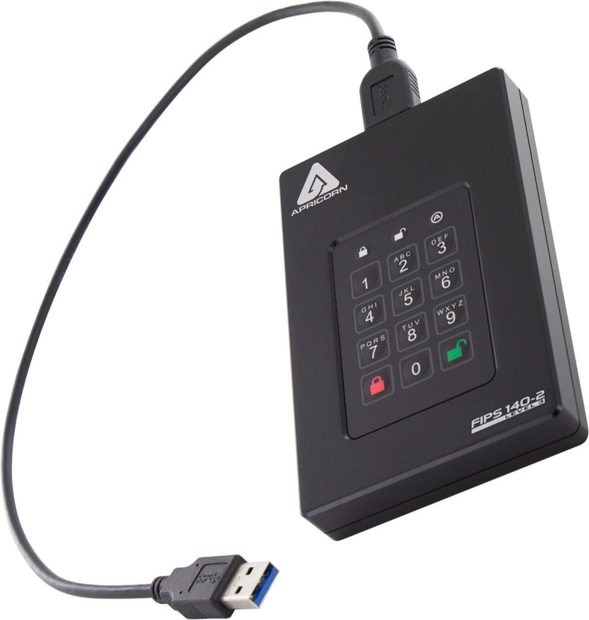 Купить Apricorn AFL3-5TB Externe Festplatte 5000 GB Schwarz (AFL3- 5TB) в магазине wardena.ru