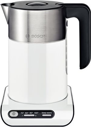 Купить Bosch Styline TWK8611P - Wasserkocher - 2,4 kW - Weiß/Anthrazit (TWK8611P) в магазине wardena.ru