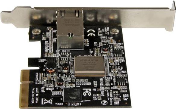 Купить StarTech.com 1-Port PCIe 10GBase-T / NBASE-T Ethernet Netzwerkkarte - 5 Speed Netzwerk Unterstützung: 10G/5G/2,5G/100Mbit/s - PCIe 2.0 x4 - Netzwerkadapter - PCIe 2.0 x4 Low Profile - 1000Base-T x 1 - Schwarz (ST10GSPEXNB) в магазине wardena.ru