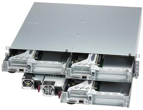 Купить Server Supermicro SYS-211SE-31DS SuperServer • SE201-R2K06P • X13SEED-SF • 2U IPMI NVMe в магазине wardena.ru