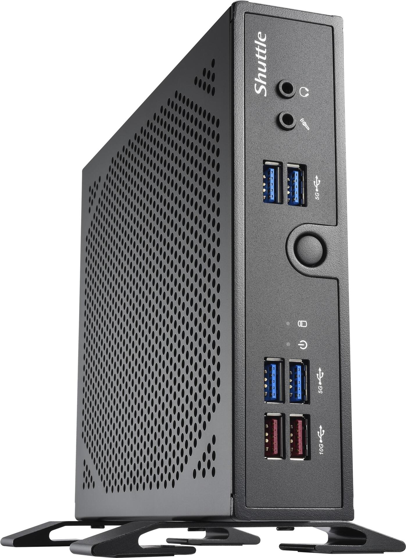 Купить Shuttle XPC slim Barebone DS50U3 - Intel i3-1315U - 2x LAN (1x 2.5Gbit ,1x 1Gbit) - 1xCOM,1xHDMI,1xDP - 1x VGA - lüfterlos - 24/7 Dauerbetrieb (DS50U3) в магазине wardena.ru