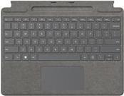 Купить Microsoft Surface Pro Signature Keyboard - Tastatur - mit Touchpad, Beschleunigungsmesser, Surface Slim Pen 2 Ablage- und Ladeschale - QWERTZ - Schweiz - Platin - kommerziell - für Surface Pro 8, Pro X (8XB-00068) в магазине wardena.ru