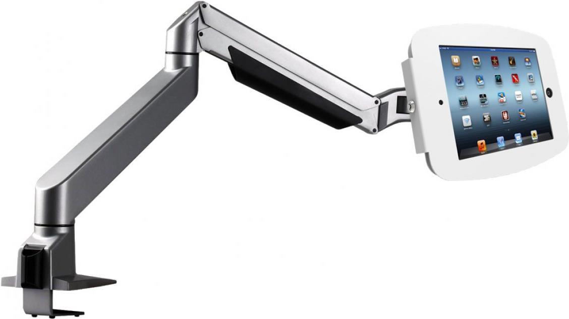 Купить Compulocks iPad Pro 27,90cm (11")  Enclosure Articulating Monitor Arm Mount - Befestigungskit (Gelenkarm, Gehäuse) - für Tablett - verriegelbar - hochwertiges Aluminium - weiß, Silber - Bildschirmgröße: 27,9 cm (11") - T (660REACH211SENW) в магазине wardena.ru