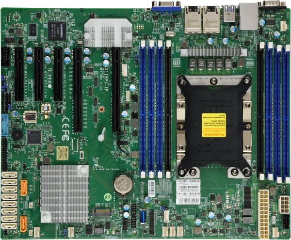 Купить SUPERMICRO X11SPI-TF - Motherboard - ATX - Socket P - C622 - USB 3.0 - 2 x 10 Gigabit LAN - Onboard-Grafik (MBD-X11SPi-TF-O) в магазине wardena.ru