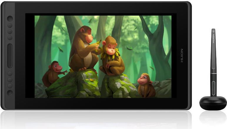 Купить HUION Kamvas Pro 16 Premium Grafiktablett Schwarz 5080 lpi 344,16 x 193,59 mm USB (Kamvas Pro 16 Premium) в магазине wardena.ru