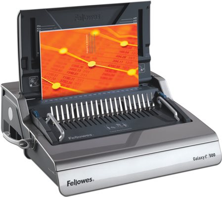 Купить Fellowes Elektrisches Plastikbindegerät Galaxy 500, silber - für den Markt: D / A / L / F (5622101) в магазине wardena.ru