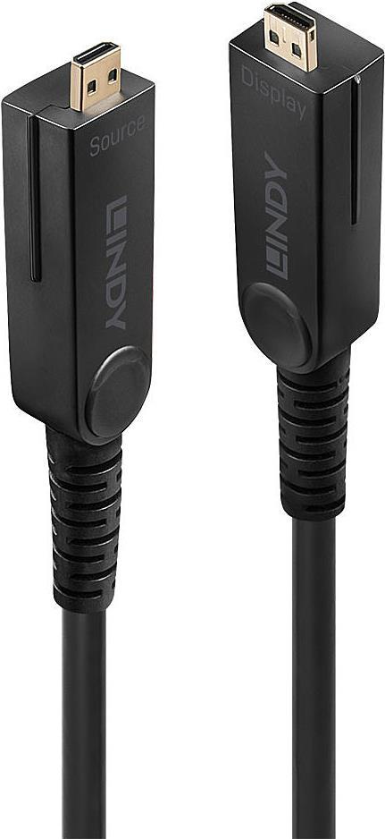 Купить Lindy - HDMI mit Ethernet Kabelset - mikro HDMI (M) bis mikro HDMI (M) - 100,0m - Hybrid Kupfer/Kohlefaser - Schwarz - 4K Unterstützung (38326) в магазине wardena.ru