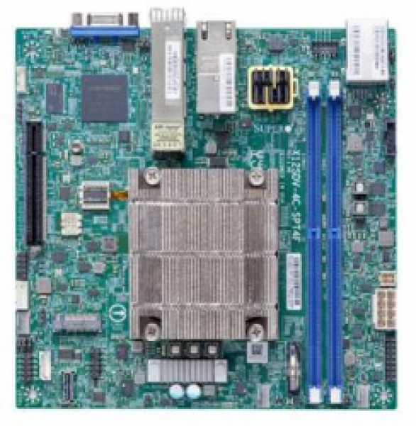 Купить Motherboard Supermicro MBD-X12SDV-4C-SPT4F SoC FCBGA2227 Intel Xeon Processor D-1718T SATA M.2 DDR4 IPMI в магазине wardena.ru