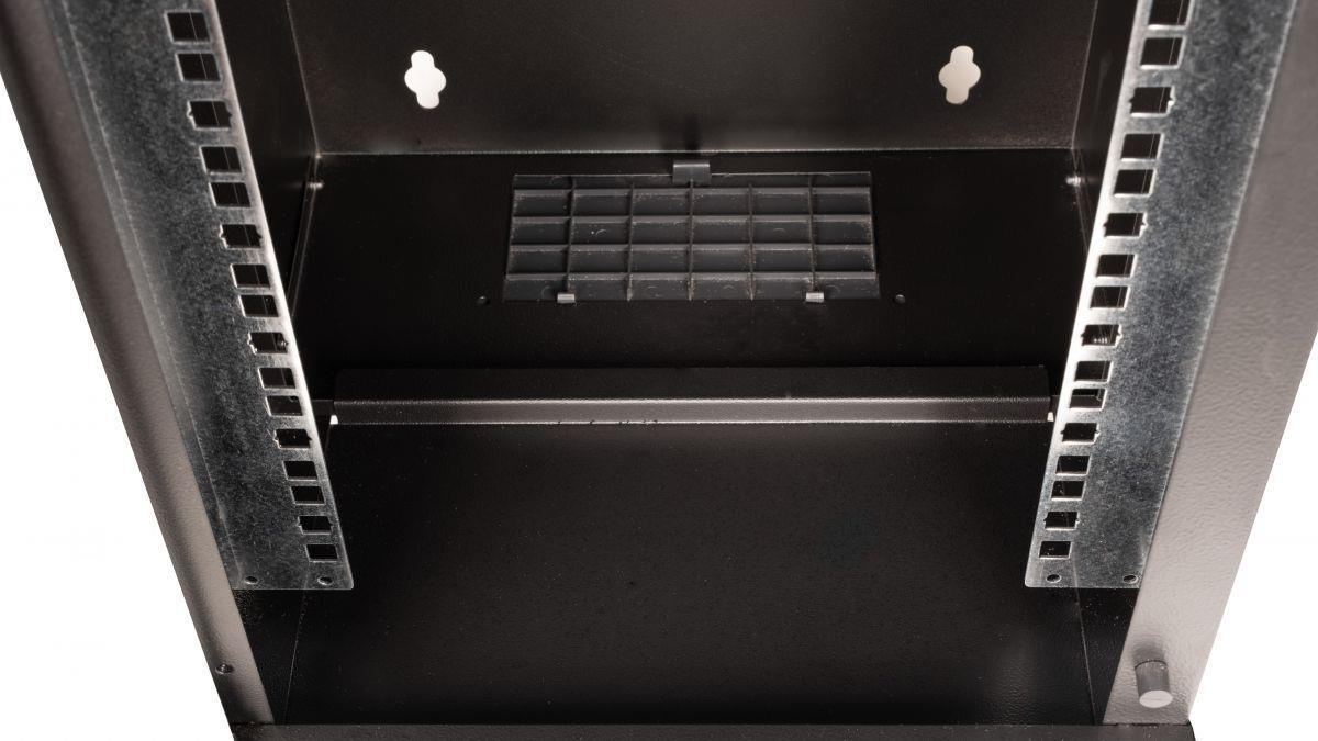 Купить Equip Eco Mount 10' Schrank - 09HE - 300X300mm - RAL9005 Schwarz (EWM-09-3030-B) в магазине wardena.ru