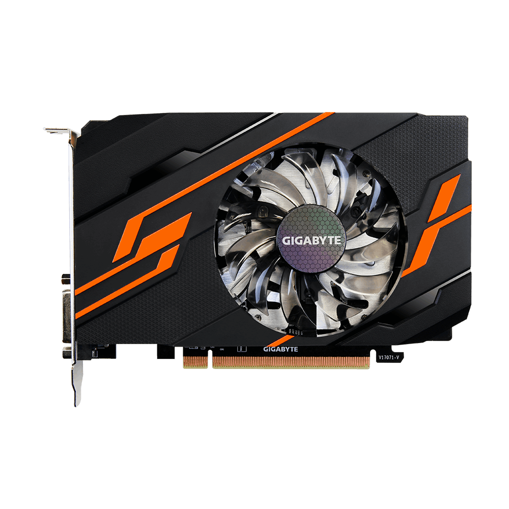 Купить Gigabyte GT 1030 OC 2G - Grafikkarten - GF GT 1030 - 2GB GDDR5 - PCIe 3.0 - DVI, HDMI (GV-N1030OC-2GI) в магазине wardena.ru