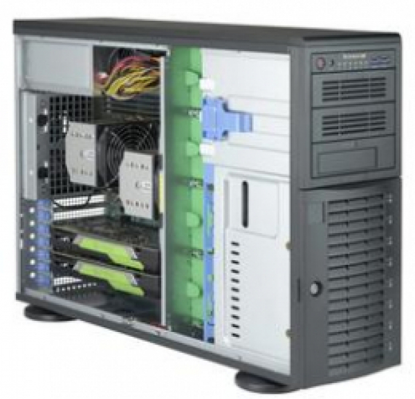 Купить Chassis Supermicro CSE-743AC-1K26B-SQ 4U 1200W Hot-Swap 8xHDD SATA/SAS в магазине wardena.ru
