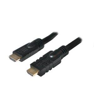 Купить Logilink Active HDMI High Speed Cable - HDMI mit Ethernetkabel - HDMI (S) bis HDMI (S) - 30 m - Schwarz - aktiv, geformt, 4K Unterstützung (CHA0030) в магазине wardena.ru