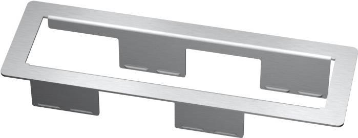 Купить Kindermann 4-fold - Rahmen für Anschlüsse - Tisch montierbar, oberflächenbündig montierbar - eloxiertes Aluminium (7449000020) в магазине wardena.ru