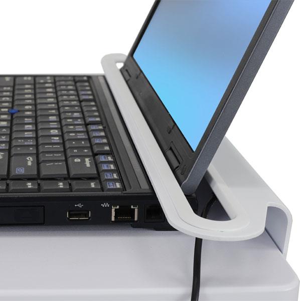 Купить Ergotron StyleView Laptop Cart, SV10 - Wagen für Notebook - medizinisch - Metall - weiß, Aluminium - Bildschirmgröße: bis zu 43,2 cm (bis zu 43,20cm (17")) (SV10-1100-0) в магазине wardena.ru