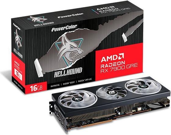 Купить Powercolor 7900GRE Hellhound 16GB DDR6 retail retail (RX7900GRE 16G-L/OC) в магазине wardena.ru