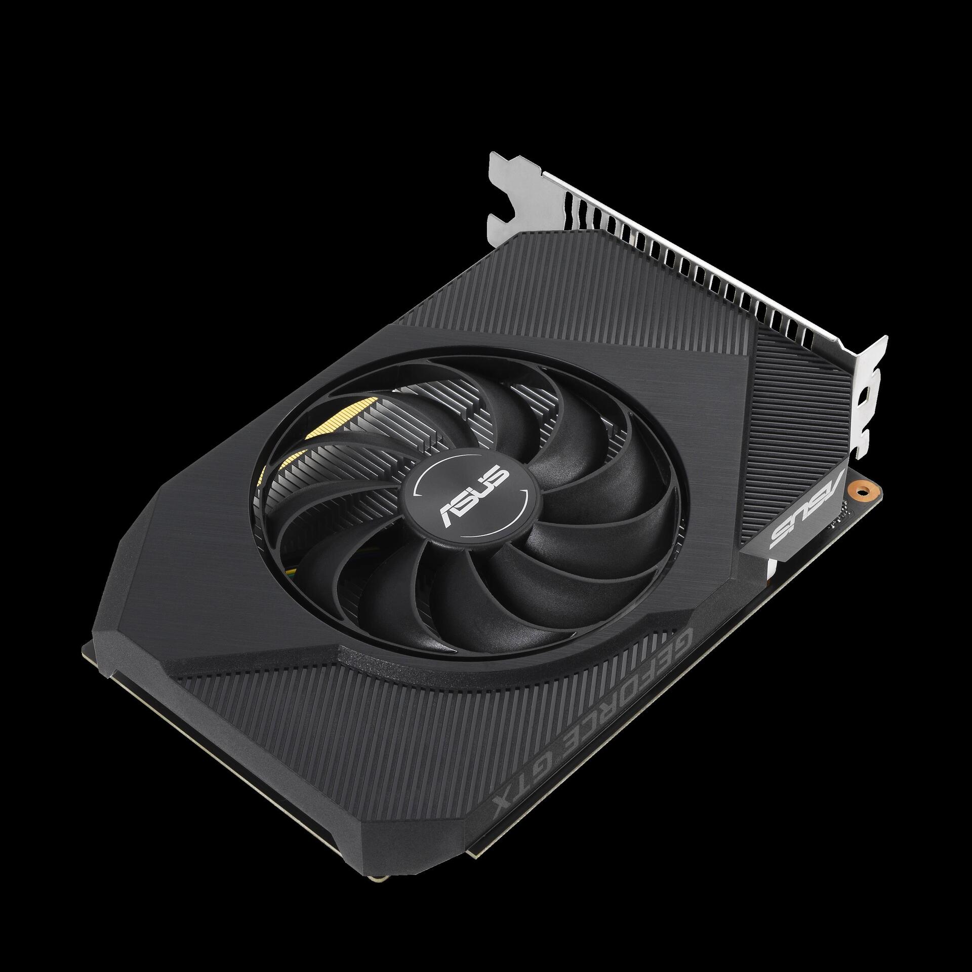 Купить ASUS PH-GTX1650-O4GD6-P - OC Edition - Grafikkarten - GF GTX 1650 - 4GB GDDR6 - PCIe 3.0 x16 - DVI, HDMI, DisplayPort (90YV0EZ1-M0NA00) в магазине wardena.ru