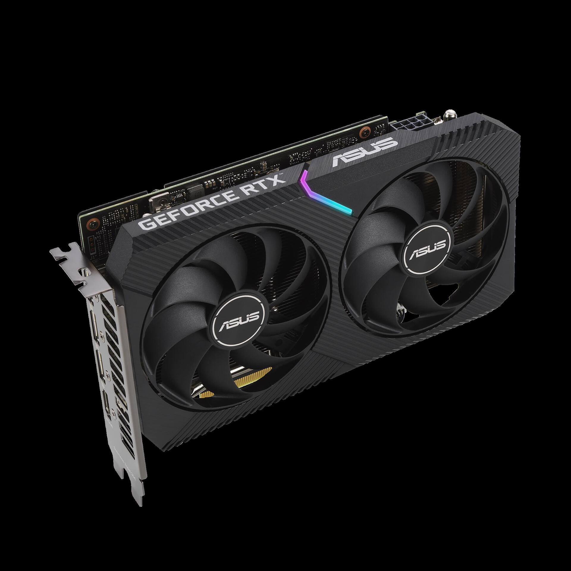 Купить ASUS Dual -RTX3060-12G-V2 NVIDIA GeForce RTX 3060 12 GB GDDR6 (90YV0GB3-M0NA10) в магазине wardena.ru