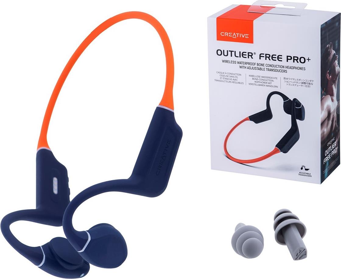 Купить CREATIVE Outlier Free Pro Plus Kopfhörer mit Knochenleitung, orange (51EF1081AA002) в магазине wardena.ru