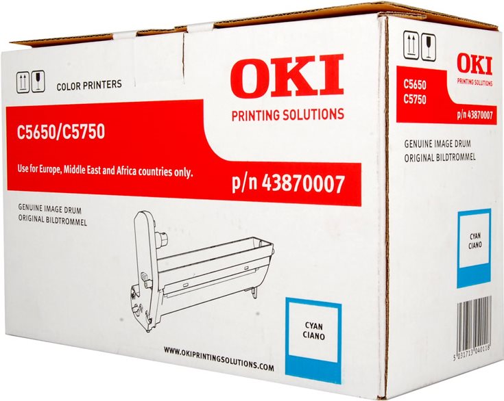 Купить OKI - Trommel-Kit Cyan - 20000 Seiten (43870007) в магазине wardena.ru