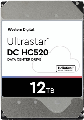 Купить Western Digital Ultrastar DC HC520 3.5"  12000 GB SAS (1EX1007) в магазине wardena.ru