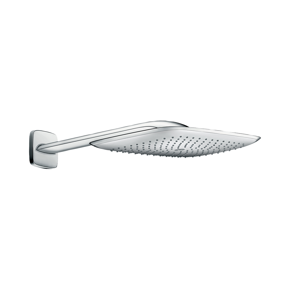 Купить Hansgrohe PuraVida Верхний душ 400 1jet с держателем хром-белый матовый 27437400 в магазине wardena.ru