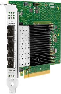 Купить Hewlett Packard Enterprise Intel E810-XXVDA4 Ethernet 10/25Gb 4-port SFP28 Eingebaut Ethernet / Fiber 25000 Mbit/s (P08458-B21) в магазине wardena.ru