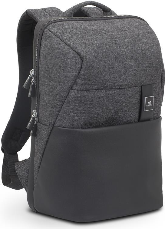 Купить Rivacase 8861 Notebooktasche 39,6 cm (15.6" ) Rucksack Schwarz (8861 BLACK MELANGE) в магазине wardena.ru