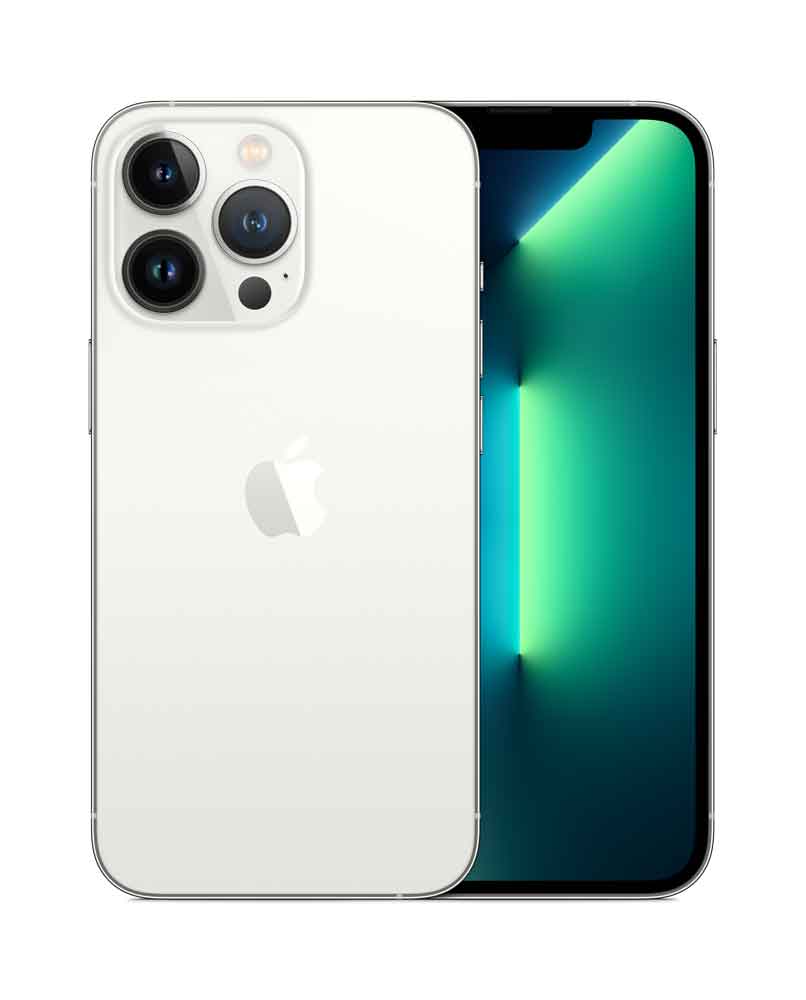 Купить Apple iPhone 13 Pro - 5G Smartphone - Dual-SIM / Interner Speicher 1 TB - OLED-Display - 6.1" - 2532 x 1170 Pixel (120 Hz) - Triple-Kamera 12 MP, 12 MP, 12 MP - front camera 12 MP - Silber (MLVW3ZD/A) в магазине wardena.ru