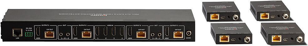 Купить LINDY - Video-/Audio-/Infrarot-/Netzwerkverlängerungskabel - über CAT 6 - bis zu 70 m - mit 4 x HDMI CAT6 Receiver (38328) в магазине wardena.ru