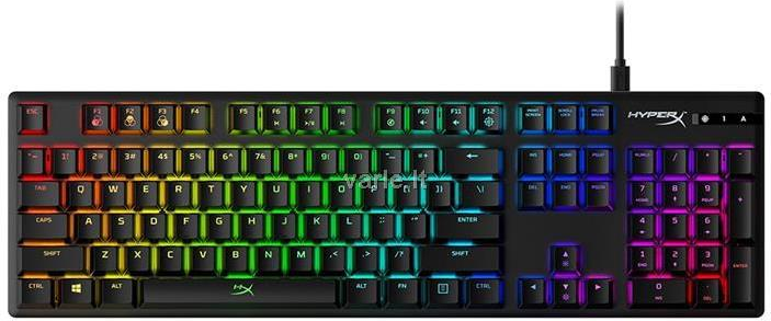 Купить HyperX Alloy Origins - Tastatur - Hintergrundbeleuchtung - USB-C - QWERTY - Nordisch - Tastenschalter: HyperX Red - Schwarz (4P4F6AN#UUW) в магазине wardena.ru