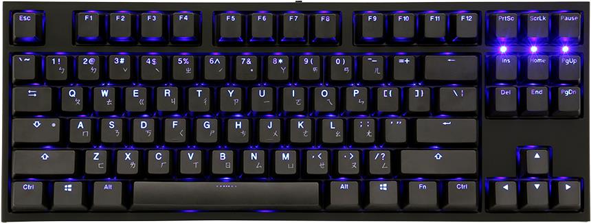 Купить Ducky One 2 TKL Backlit PBT Gaming Tastatur, MX-Blue, blaue LED - schwarz (DKON1887S-CDEPDAZB1) в магазине wardena.ru