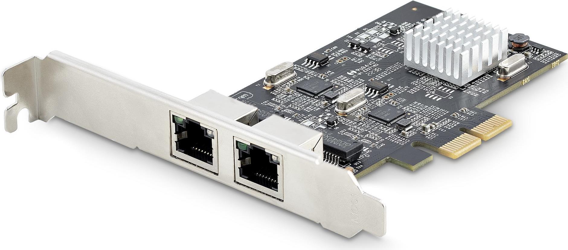 Купить StarTech.com 2-Port 2.5Gbps NBASE-T PCIe Network Card, Intel I225-V, Dual-Port Computer Network Card, Multi-Gigabit NIC, PCI Express Server LAN Card, Desktop Ethernet Interface - Netzwerkadapter - PCIe 2.0 x2 Low-Profile (PR22GI-NETWORK-CARD) в магазине wardena.ru