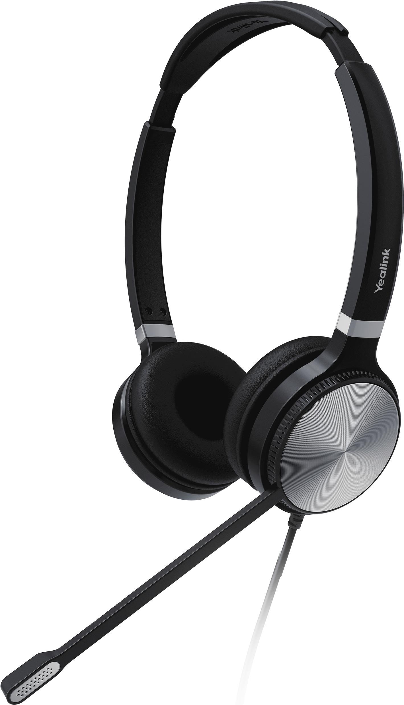 Купить Yealink UH36 Dual - Teams Edition - Headset - On-Ear - kabelgebunden - USB - Schwarz und Silber (UH36 DUAL TEAMS) в магазине wardena.ru